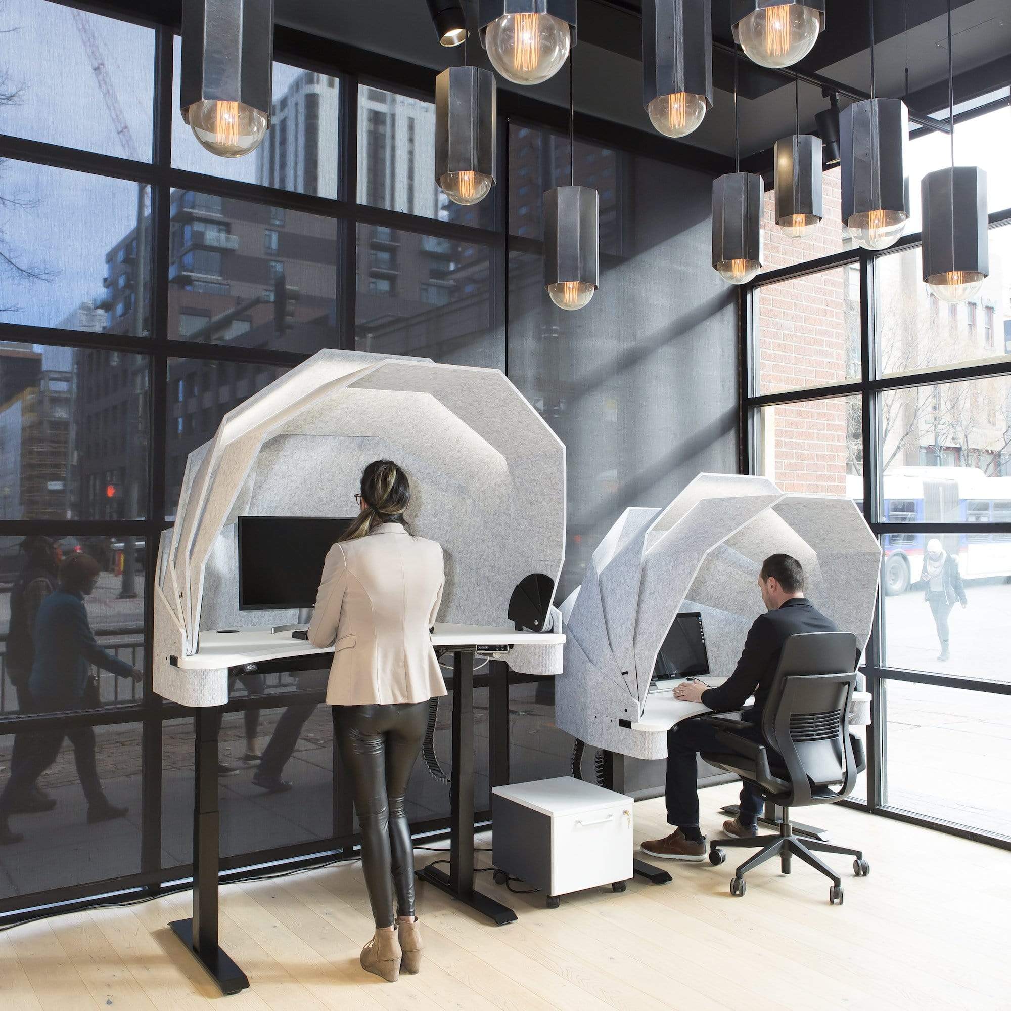 MojoDome: Desk + Soundproofing + 3 Accessories Non Epicor MojoDome