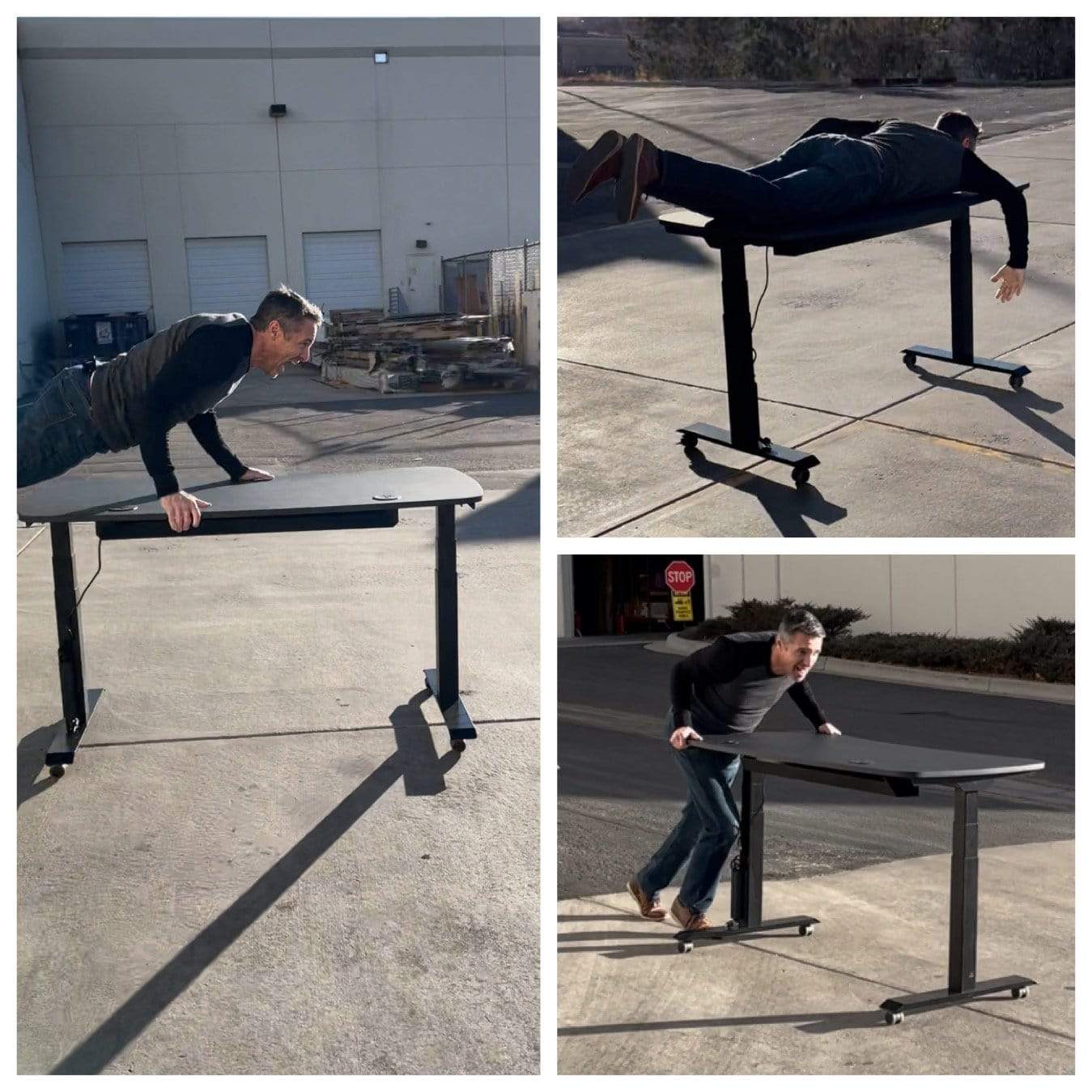 Roll-and-Lock Casters: 4 Pack MojoDesk Accessories