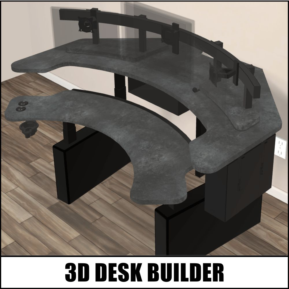 3D Desk Builder - Design Standing Desk in 3D
