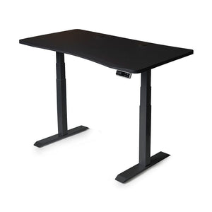 Mojo Gamer Pro: Sit-to-Stand Gaming Desk MojoDesk Gaming Desk Matte Lux Black / 58x27 / Black Base