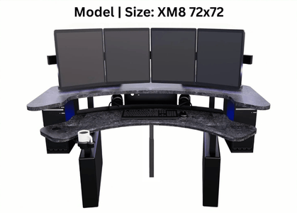 XM8 72x72 - Monitor Configuration MojoDesk Accessories (4) 21" Diagnostic - ALL Portrait