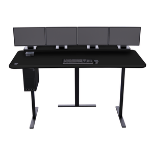 XM4: Imaging Desk - Straight, Single-Surface, Heads Up Display MojoDesk 84x36 / Matte Lux Black