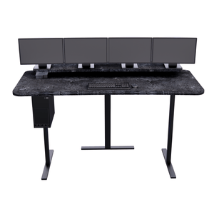 XM4: Imaging Desk - Straight, Single-Surface, Heads Up Display MojoDesk 84x36 / Rock Ash