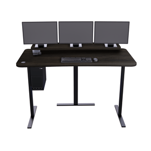 XM4: Imaging Desk - Straight, Single-Surface, Heads Up Display MojoDesk 72x36 / Columbia Walnut