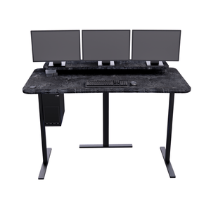 XM4: Imaging Desk - Straight, Single-Surface, Heads Up Display MojoDesk 72x36 / Rock Ash