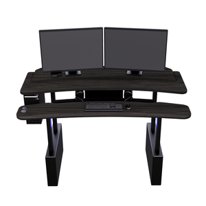 XM6-STRAIGHT: Imaging Desk - Dual-Surface, RollerPlatform (No Arc) MojoDesk 84x46 / Smithy Street
