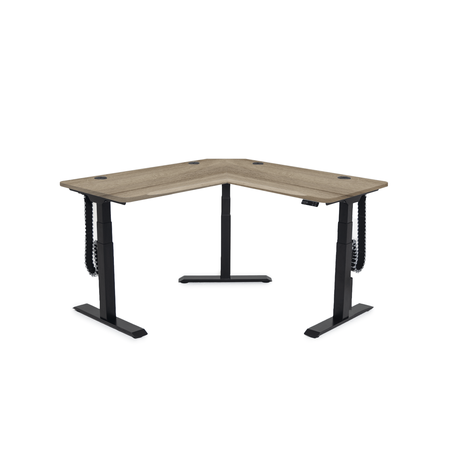 MojoDesk 3 Leg Corner MojoDesk MojoDesk 3 Leg Corner 60L X 60R / American Oak