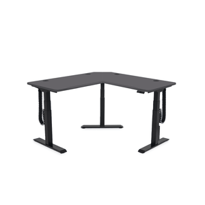 MojoDesk 3 Leg Corner MojoDesk MojoDesk 3 Leg Corner Matte Lux Charcoal / 60L X 60R