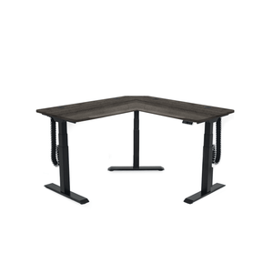 MojoDesk 3 Leg Corner MojoDesk MojoDesk 3 Leg Corner Weathered Oak / 60L X 60R