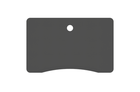 MojoDesk Surface Cubicle Rectangle MojoDesk 45.5x27 / Matte Lux Charcoal