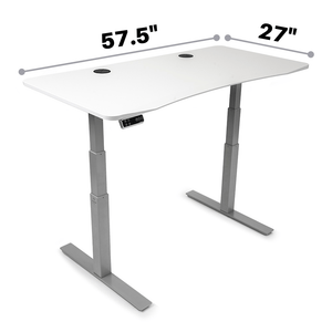 MojoDesk Bundle: Desk + 2 Accessories - Obsidian Oak Non Epicor Standing Desk Bundle