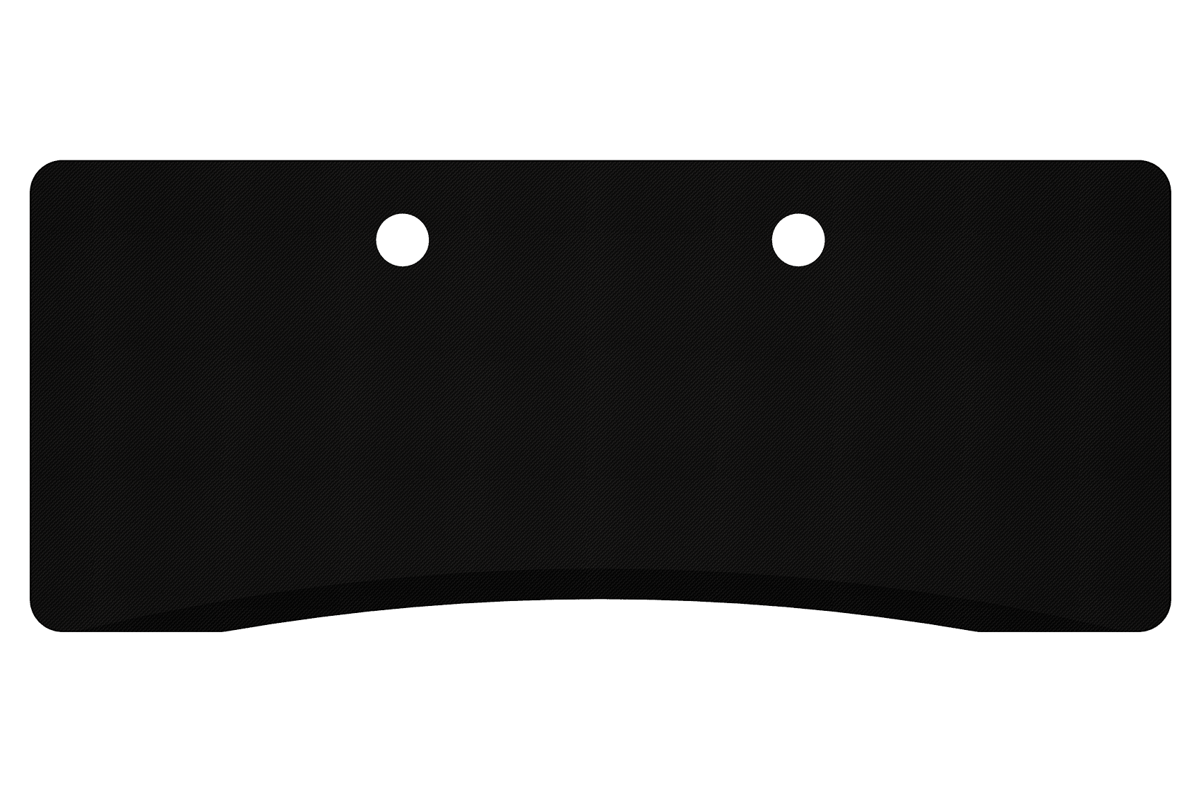 MojoDesk Surface Cubicle Rectangle - Desktop Only MojoDesk Matte Lux Black / 69.5x28.75