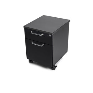 Mojo WorkSpace: Desk + Preassembled Mobile Cabinet Non Epicor Standing Desk Bundle