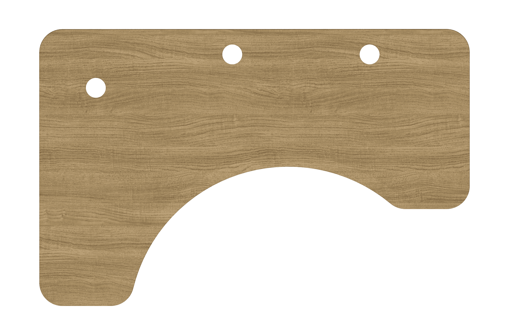 MojoDesk Surface Cubicle Corner MojoDesk Left / Natural Instinct