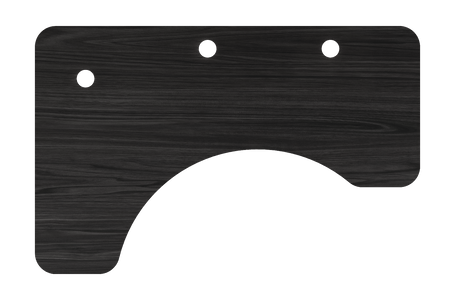 MojoDesk Surface Cubicle Corner - Desktop Only MojoDesk ObsidianOak / Left