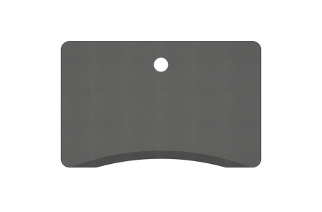 MojoDesk Surface Cubicle Rectangle MojoDesk 45.5x27 / Carbon Fiber
