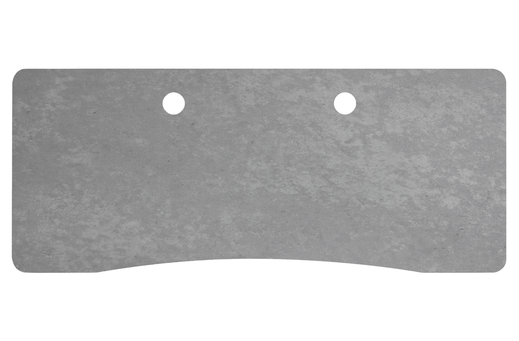 MojoDesk Surface Cubicle Rectangle MojoDesk 69.5x28.75 / Concrete