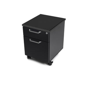 Mojo WorkSpace: Desk + Preassembled Mobile Cabinet Non Epicor Standing Desk Bundle