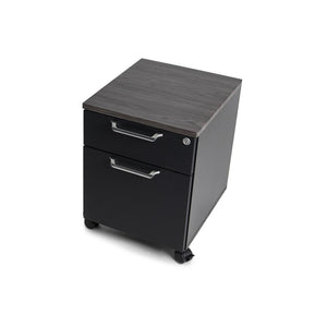 Mojo WorkSpace: Desk + Preassembled Mobile Cabinet Non Epicor Standing Desk Bundle