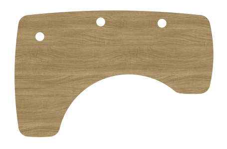 MojoDesk Surface Organic Corner MojoDesk Left / Natural Instinct