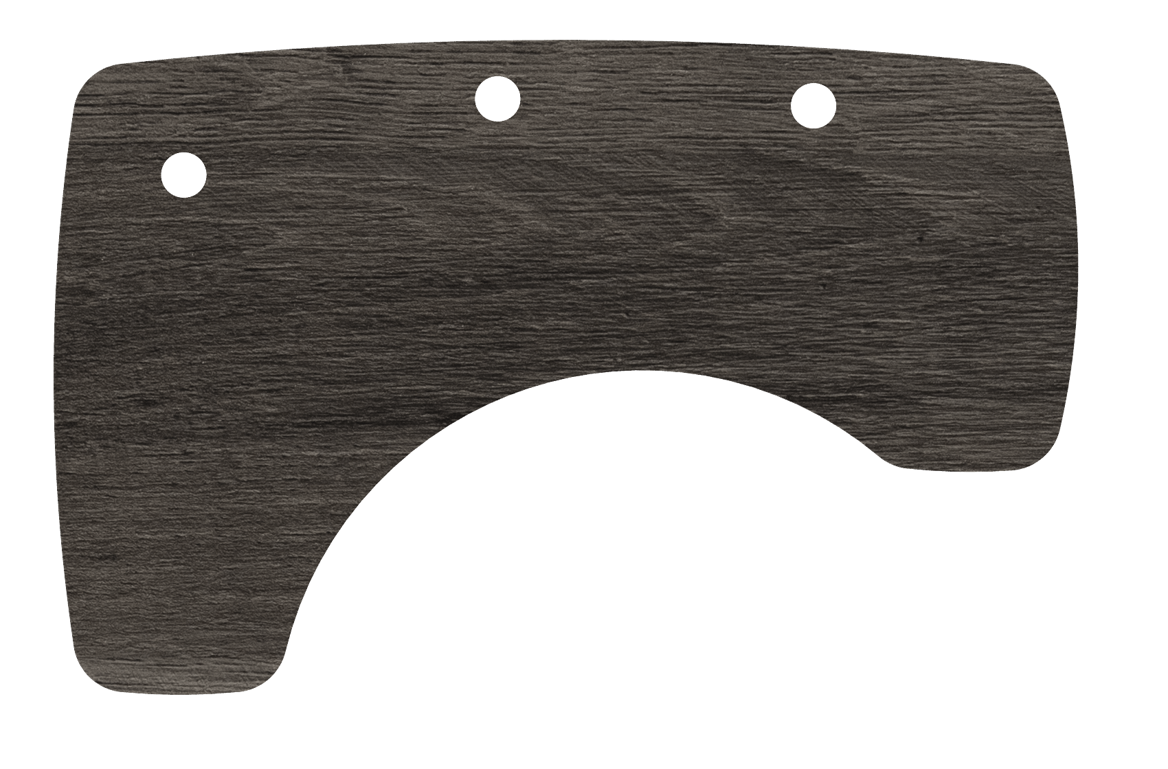 MojoDesk Surface Organic Corner MojoDesk Left / Weathered Oak (Cassis)