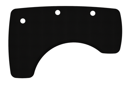MojoDesk Surface Organic Corner MojoDesk Left / Matte Lux Black