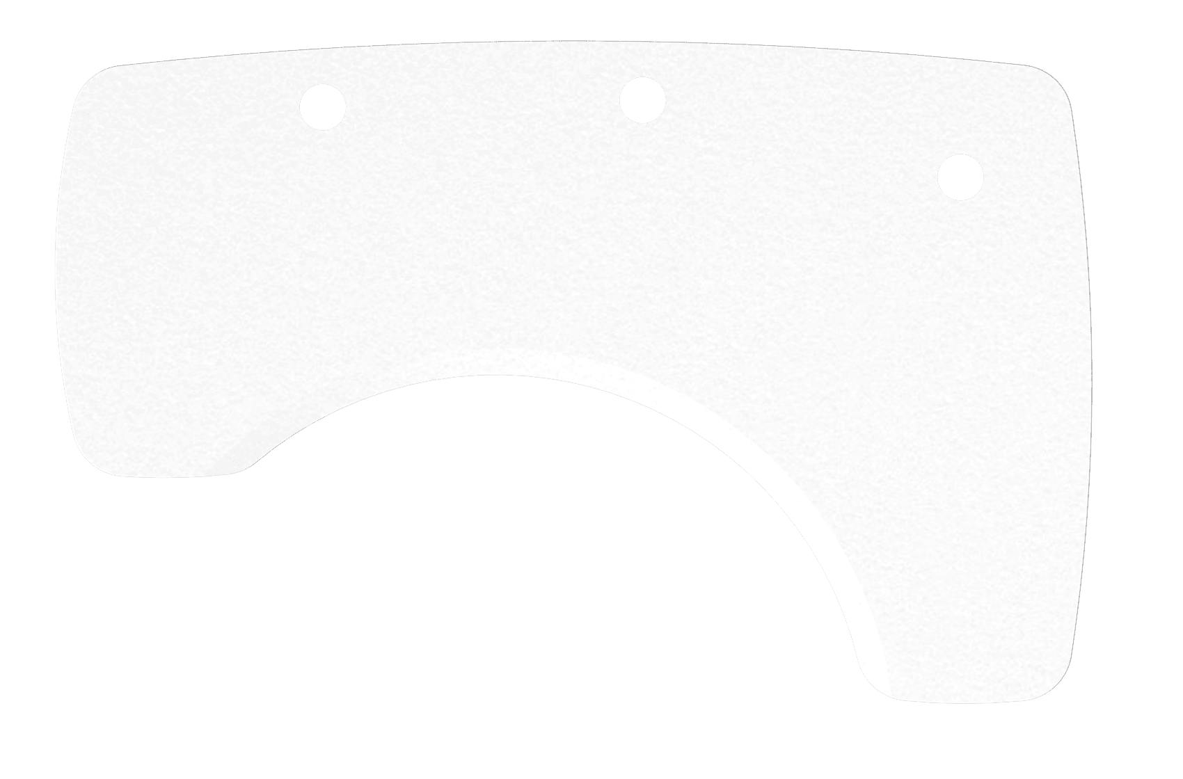 MojoDesk Surface Organic Corner MojoDesk Right / Designer White