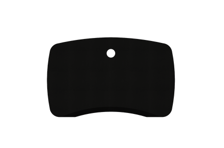 MojoDesk Surface Organic Rectangle - Desktop Only MojoDesk Standing Desk Matte Lux Black / 48x30
