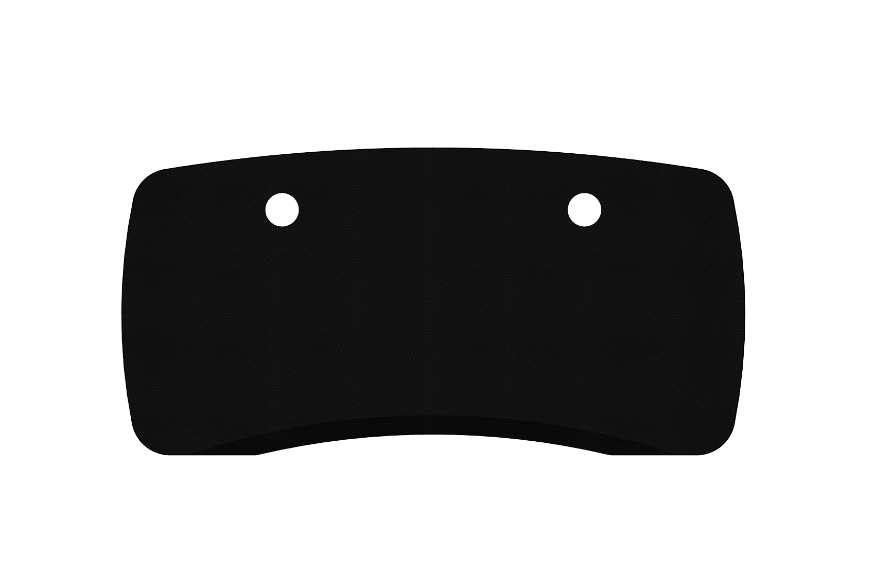 MojoDesk Surface Organic Rectangle - Desktop Only MojoDesk Standing Desk Matte Lux Black / 60x30