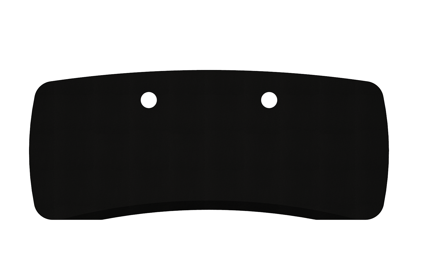 MojoDesk Surface Organic Rectangle - Desktop Only MojoDesk Standing Desk Matte Lux Black / 72x30