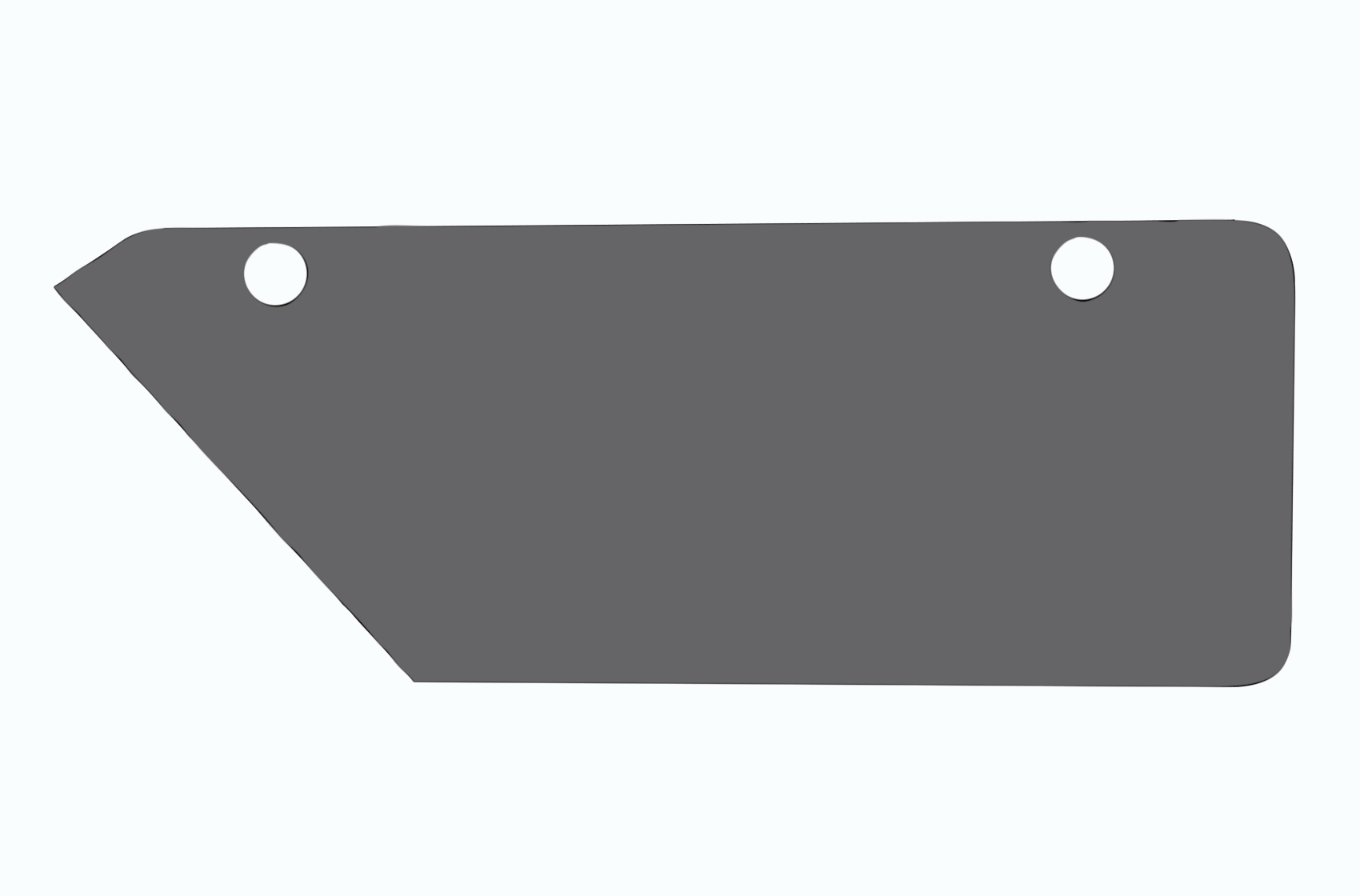 MojoDesk Surface 3 Leg Corner MojoDesk Desks 72x27 / Matte Lux Charcoal / Right