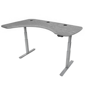 Mojo Executive Non Epicor Mojo Executive: L-Shape Corner Sahara Stone / Gray Base / Left Side 72x46