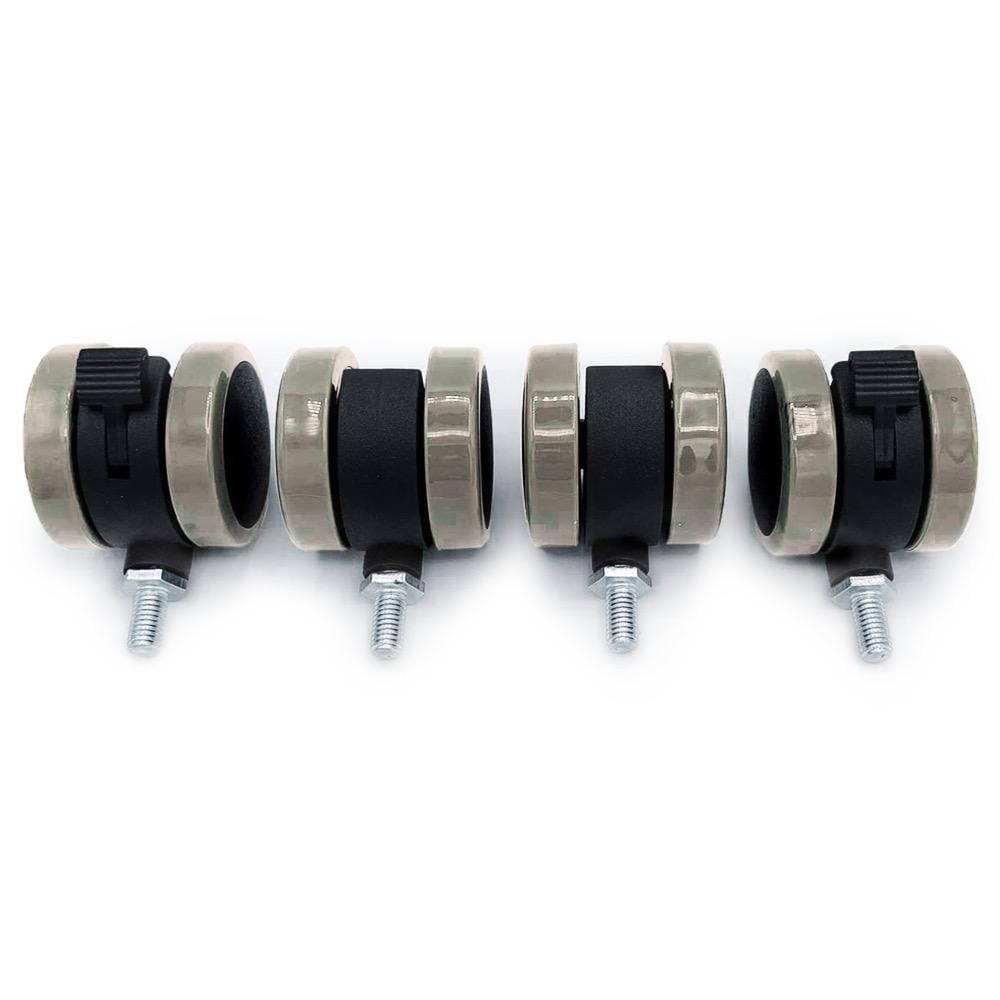 Roll-and-Lock Casters: 4 Pack MojoDesk Accessories